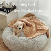 Calming Dog Bed & Weighted Blanket Bundle