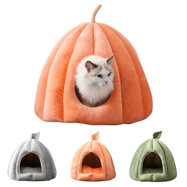 Pumpkin Cat Cushion – Cozy Charming Comfort for Your Cat