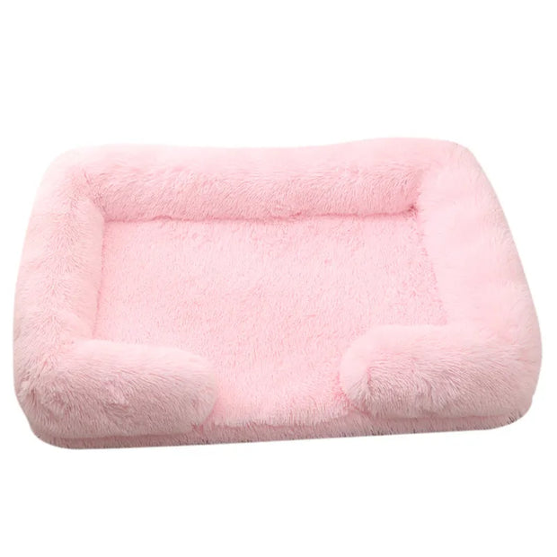 Coussin chien XXL rose